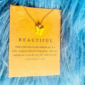 Dainty Butterfly Necklace